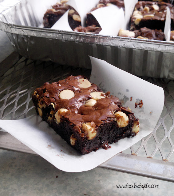 Triple Chocolate Brownies © www.foodbabylife.com